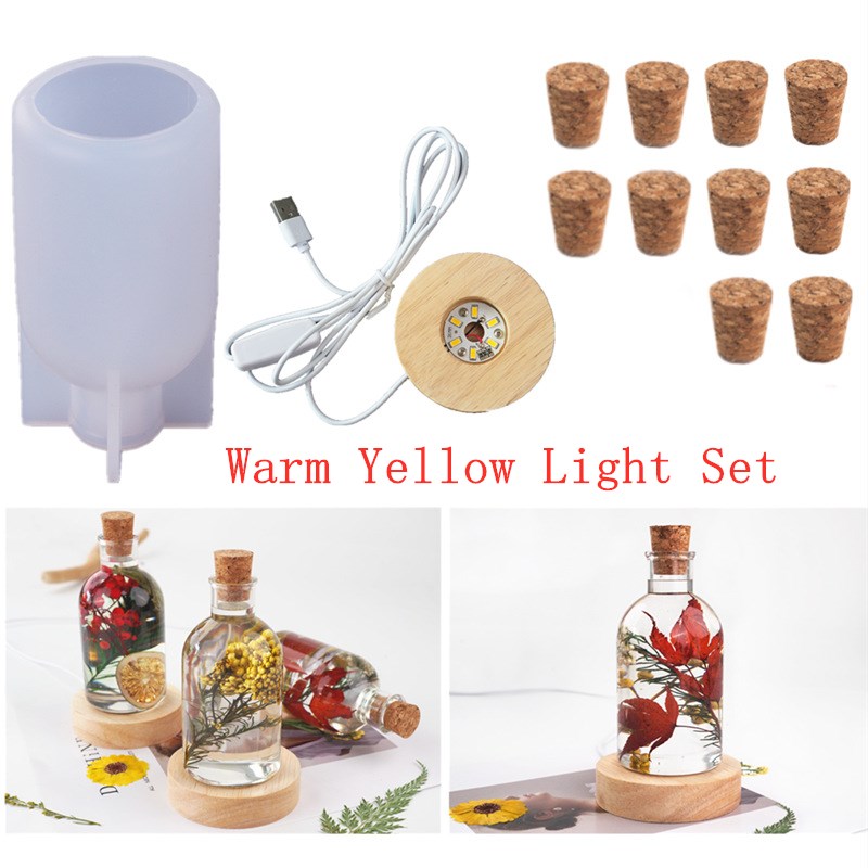 Silicone Epoxy Resin Molds Set - Molde de resina epóxi de cristal