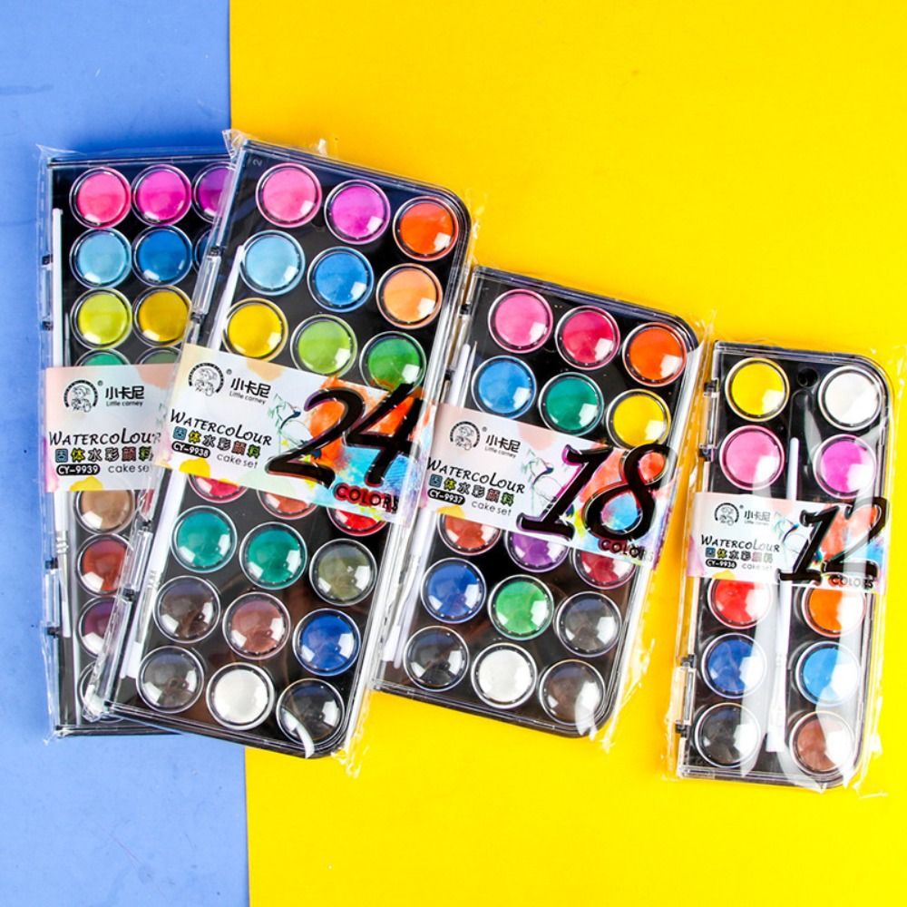 Conjunto de pintura aquarela s - Watercolor Paint Set Solid Pigment avaliação e preço