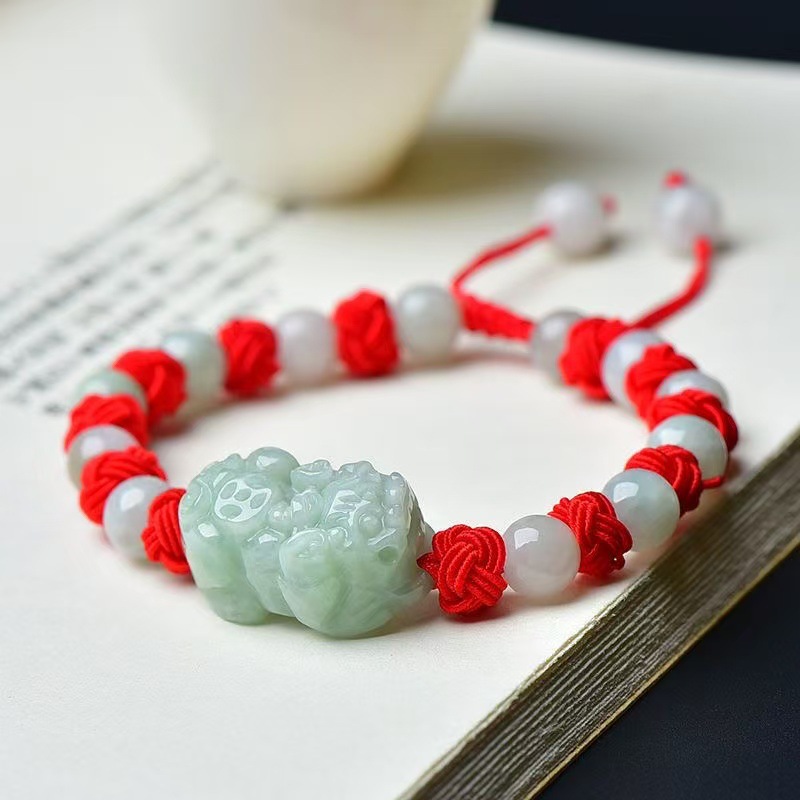 Pulseira de Jadeite Natural Bi - Beading avaliação e preço