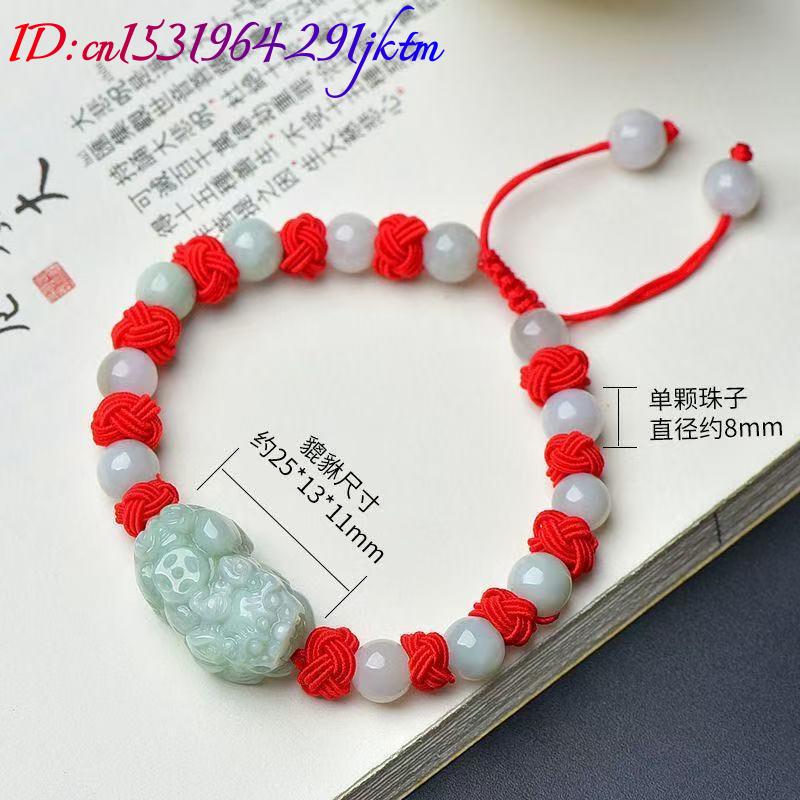 Pulseira de Jadeite Natural Bi - Beading avaliação e preço