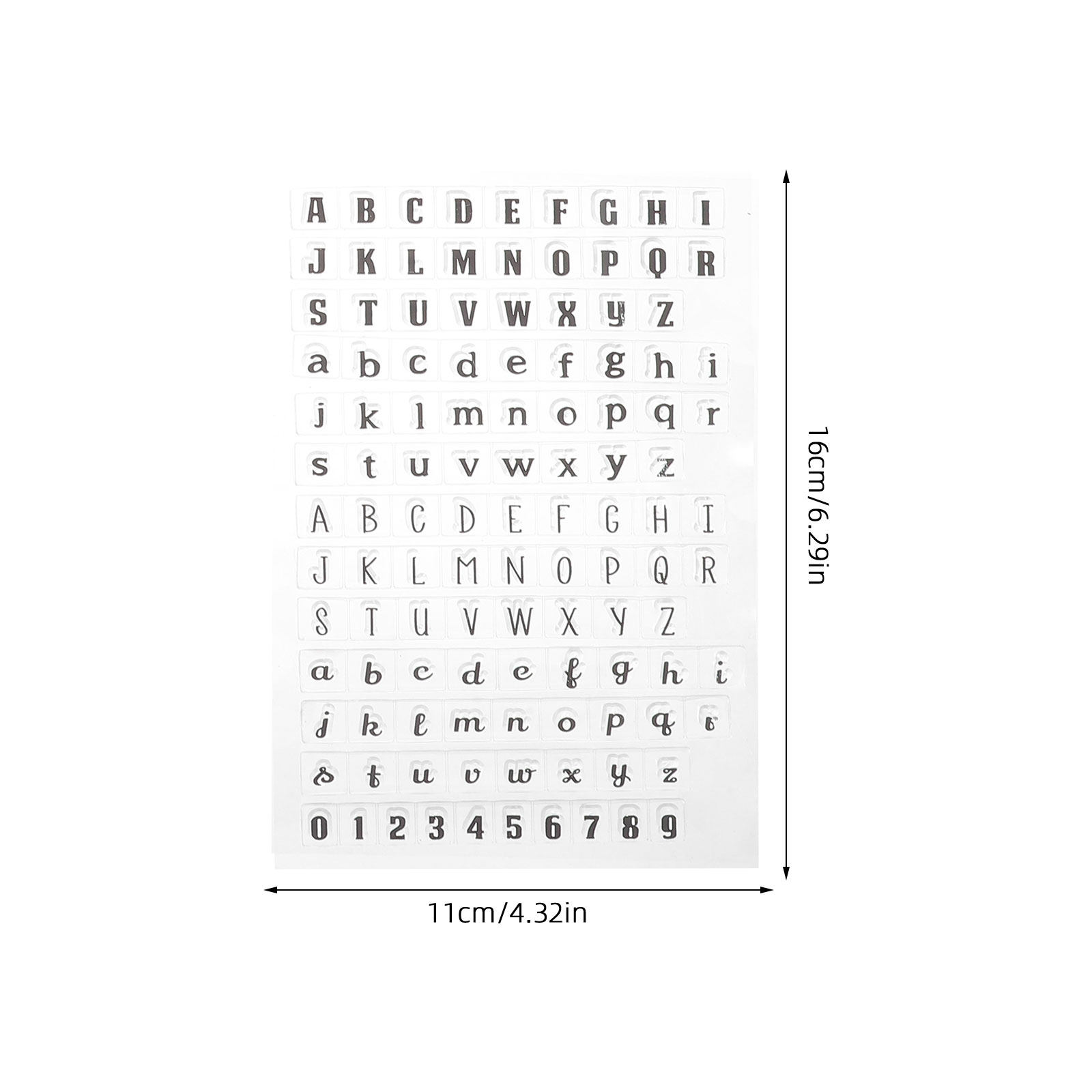 Conjunto de 4 carimbos transpa - Clear Silicone Stamps For Card Making avaliação e preço